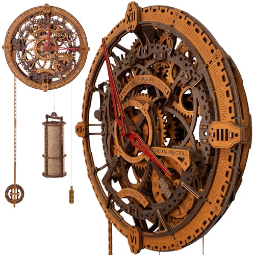 Immagine di Wooden.City Orologio da Parete Industriale