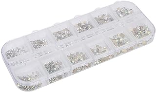 Decoração de unhas de strass faça-você-mesmo, ferramenta de arte em unhas, cristal de manicure, decoração de arte em unhas, acessório de arte em unhas para salões de beleza, aprendizes de arte em unhas (nº 1)