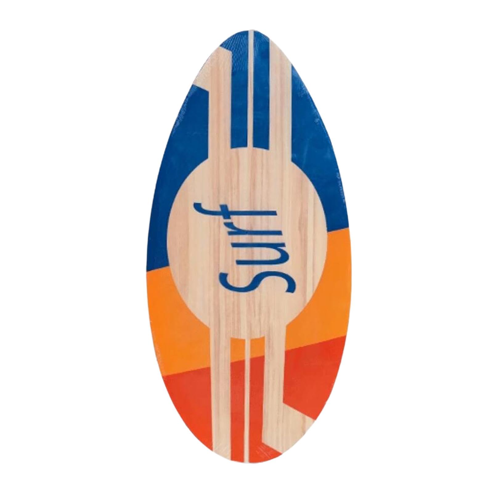 Amagogo Skimboard, Surfbrett Erwachsene, Surfboard Holz, Skimboarding, Stehendes Strandspielzeug, Skimboard für Männer, Frauen, Anfänger