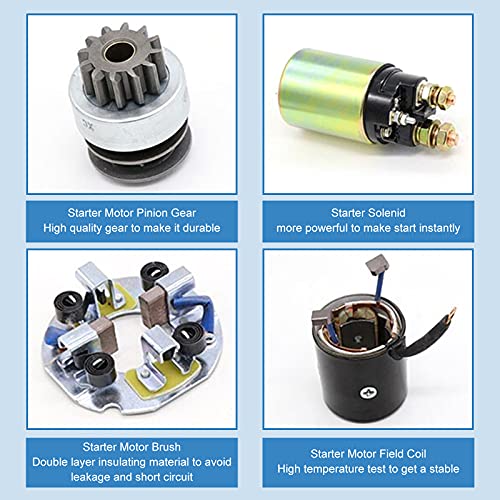 Eccpp Starters Fit For For Cub Cadet Tractors-Compact Lt1045Le Lt1046/Slt1550/Slt1554 2005-2006 Tractors-Zero Turn I1046/Turn I1050 06-On For New Holland Mowers - Zero Turn G4030/G4035/G4050 All #TOP4