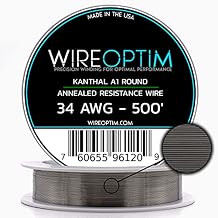Kanthal A1 Resistance Wire 34 AWG - 500 قدم