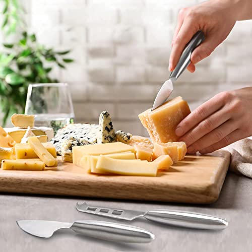 Esie Houzie 6-Piece Cheese Knife Set, Stainless Steel Cheese Knives For Charcuterie Board For Hard Medium Soft Cheese thumb #4