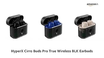 【新品】HyperX Cirro Buds Pro ワイヤレスイヤホン ブラック Amazon.com: HyperX Cirro Buds Pro – True Wireless Earbuds