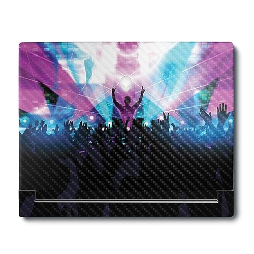 Image of MightySkins Carbon Fiber Skin Compatible with Alienware X16 R1 (2023) Full Wrap Kit - Dj Festival | Protective, Durable Textured Carbon Fiber Finish | Easy to Apply & Change Styles | Made in The USA