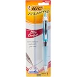 BIC Glide Ultra Comfort Retractable Ballpoint Pens, Medium Point (1.0mm), Black, Assorted Barrel Colors, 1-Count Pack