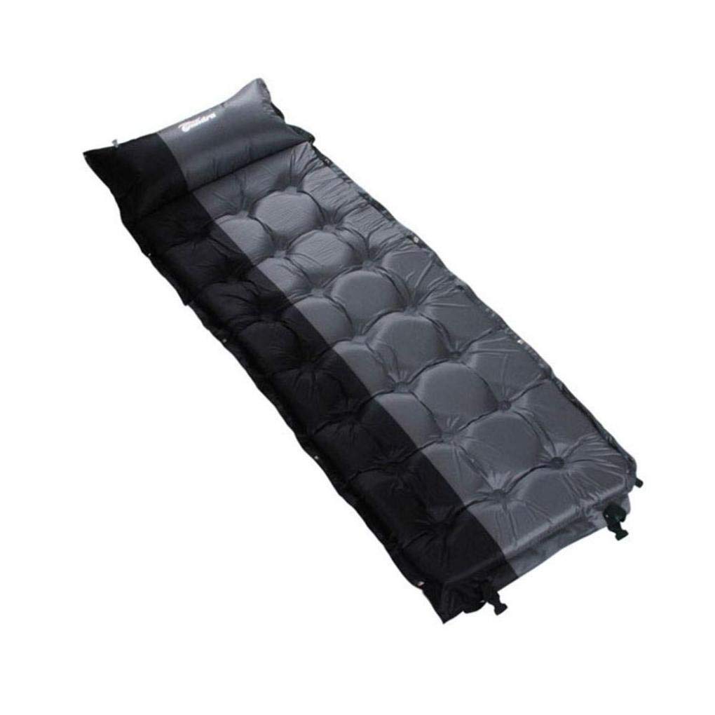 Matelas gonflable camping avec oreiller pour éviter le mal de dos