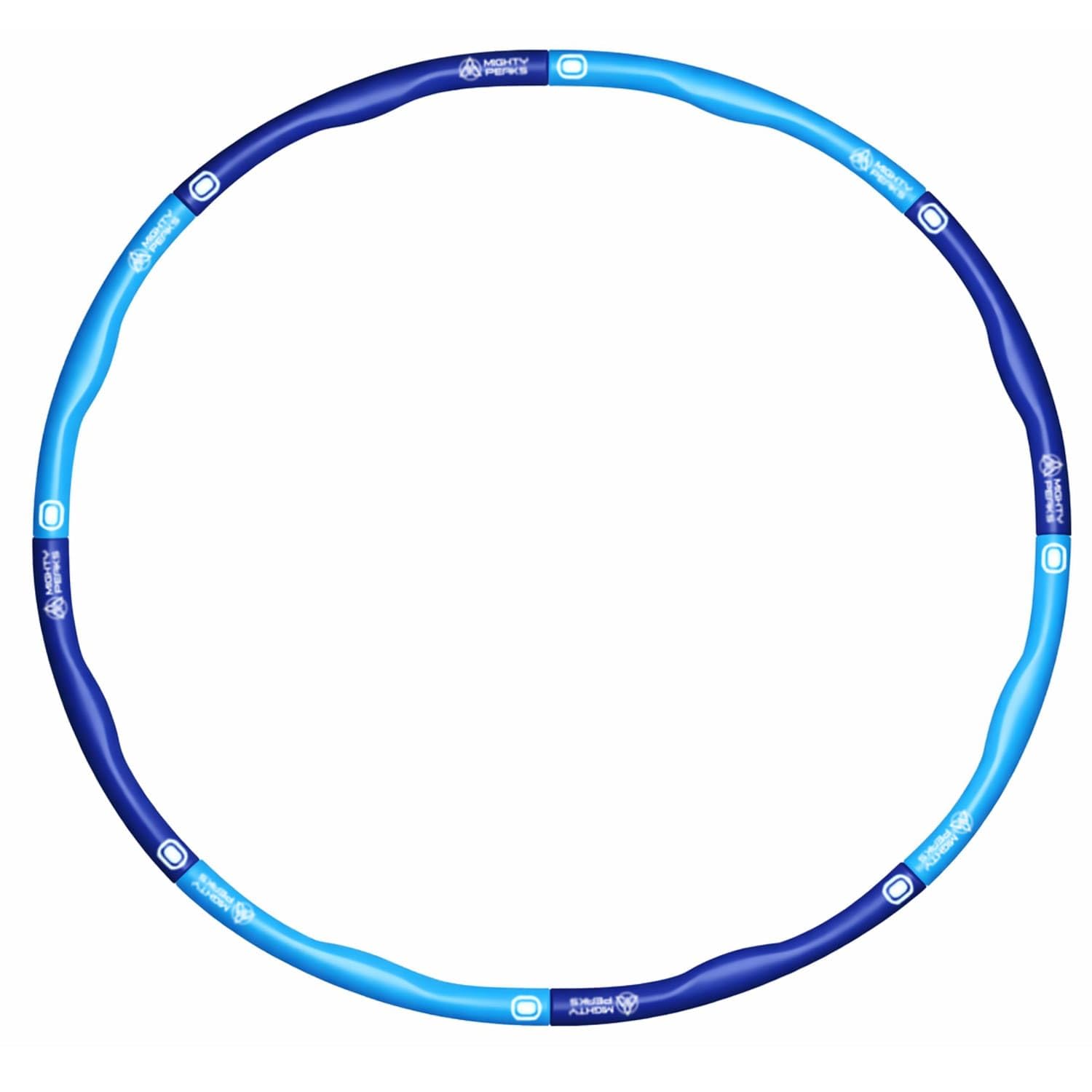 MIGHTY PEAKS Cerceau hula hoop avec picots de massage pour renforcer les muscles abdominaux et du dos 1,5 kg | hoop | taille mince | métabolisme simple | perte de poids rapide et facile | brûleur