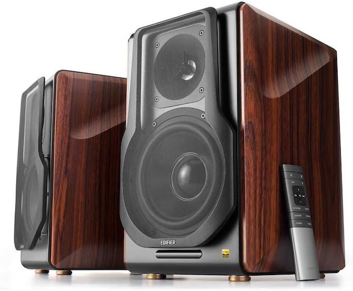 Edifier S3000Pro Audiophile active speaker with Bluetooth 5.0, aptX technology, USB audio, planarem tweeter and 6.5-inch woofer, wood