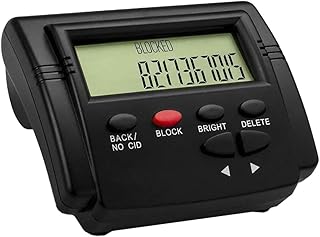 Call Blocker for Landline Phones 2000 Groups Large Capacity Blacklist Prevent Harassment Caller ID Box Scam Call Blocker for Home Phones with LCD Display