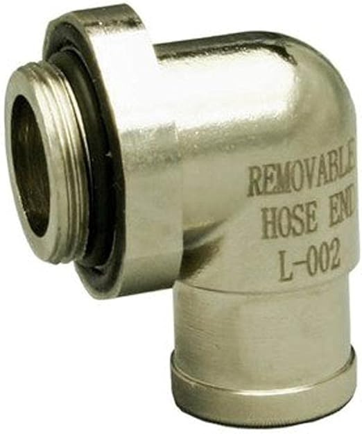EZ Oil Drain Valve Hose End - L-Shape Large