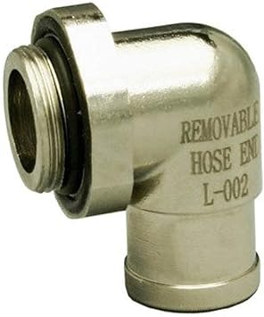 EZ Oil Drain Valve Hose End - L-Shape Large