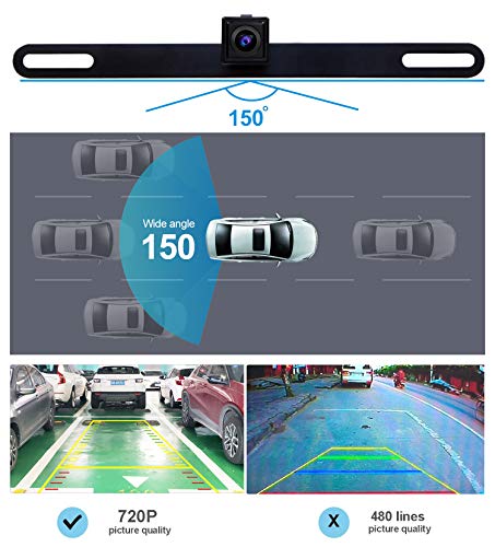 Atoto Ac-Hd02Lr 720P Rearview Camera With Live Rearview, Hd Picture Quality, Night Vision / Waterproof, Compatible With Atoto S8 /F7 Series/A6 Karlink/A6 Pf Version. Not Compatible With Sa102/ A6Y/P8 #TOP3