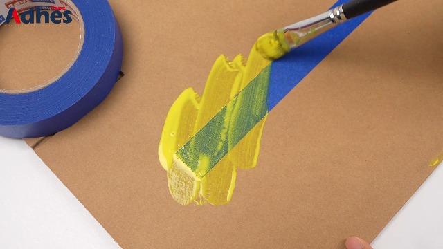 Image of ADHES Blue Painters Tape with Dispenser, 0.94 Inch x 60 Yards x 6 Rolls