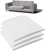 Vista 15 de Soporte de cojín de sofá para asiento caído, 20 x 20 pulgadas, tablero de soporte de cojín de espuma curvada de alta densidad, soporte de sofá