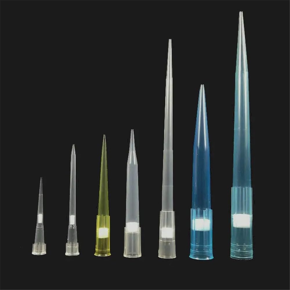 Cristalería de Laboratorio Puntas de pipeta de plástico de laboratorio con arena, 10 ul-10 ml, for dispensadores, micropipetas y pipetas.(200ul-L 1000pcs)