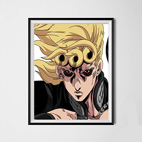 MS Fun Golden Wind Fighter Giclee Stof Anime Canvas Art Prints Poster, 8 x 10 inch, geen frame, set van 6 - Afbeelding 3
