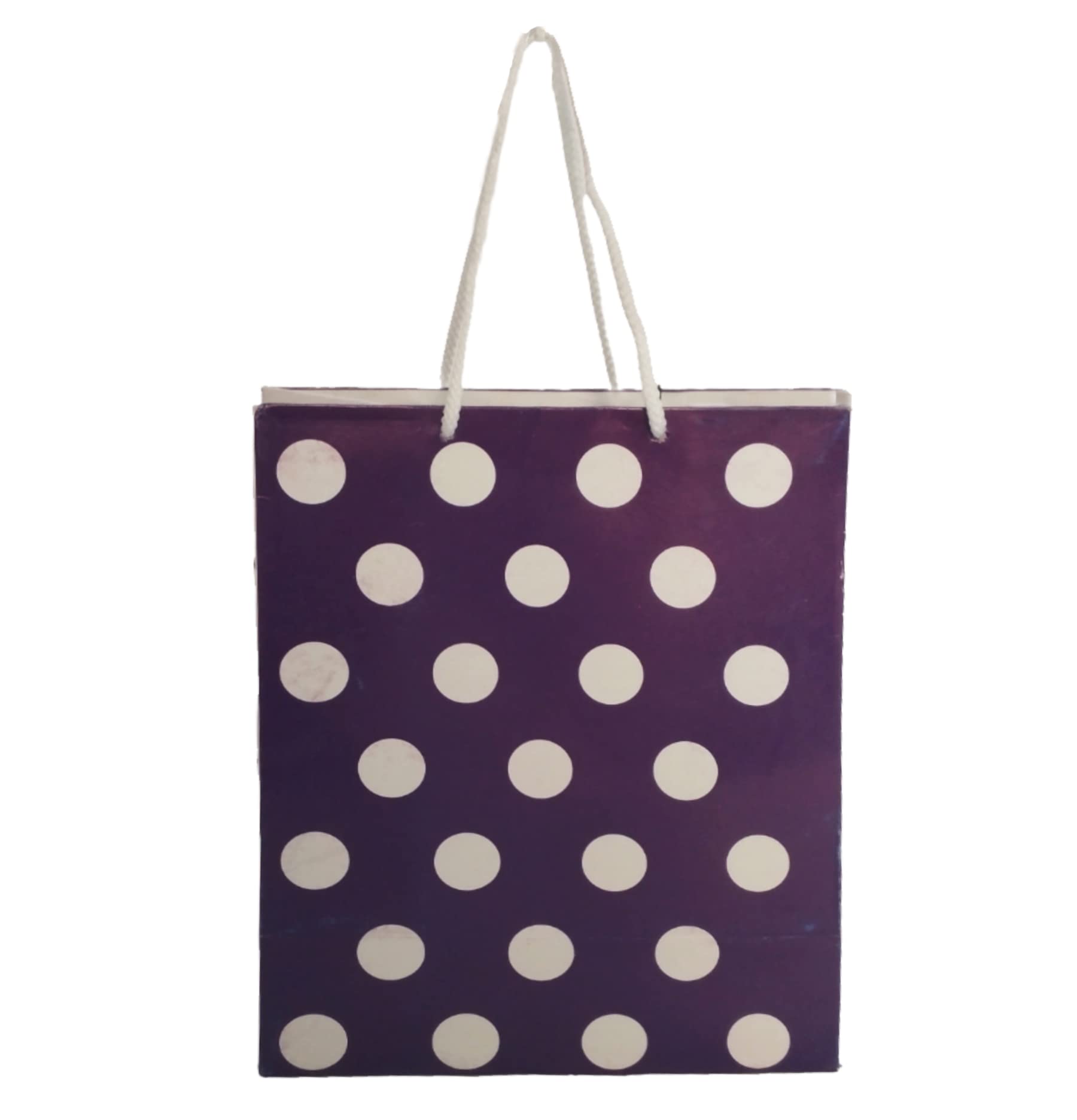 JG Shoppe Beautiful Eco Friendly Gift Wrapper Dot Printed Paper Carry Bags For Marriage,Birthday,Holiday,Return Gifts,Weddings,Gifting,Parties,Presents (Purple) (B091KH5WK8) Amazon Price History, Amazon Price Tracker