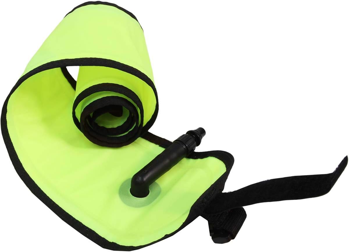 45"(114.3cm) Signal Tube/Surface Marker Buoy with Inflator - Yellow