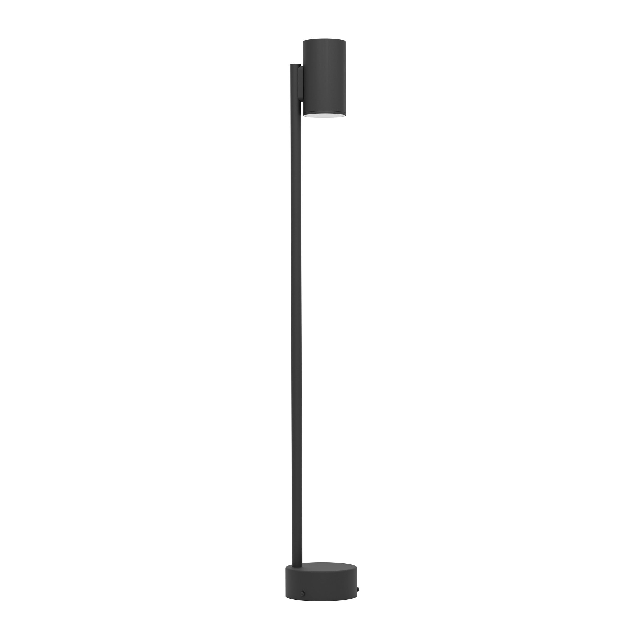 EGLO LED Outdoor Stehlampe Izzalini, Außenlampe Garten | Außenleuchte stehend, Wegeleuchte aus Metall in Schwarz, Lampe außen mit GU10 Leuchtmittel, warmweiß, IP44, 85 cm