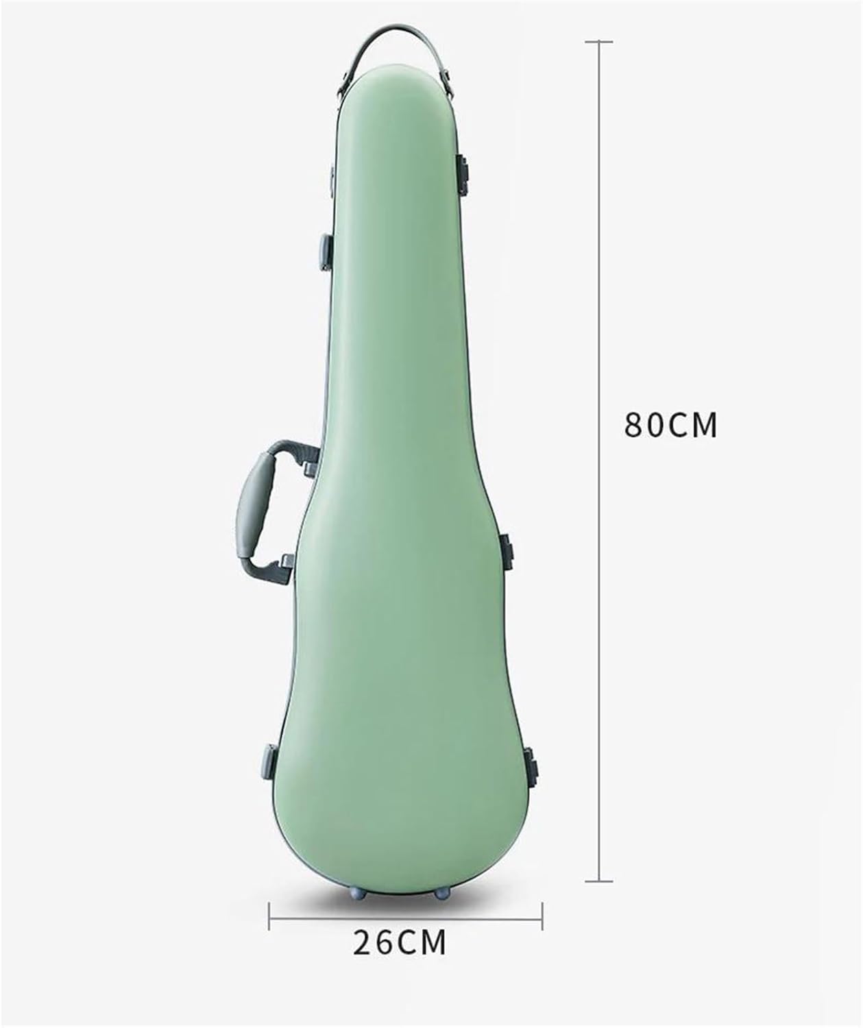 耐圧・耐傷性PC三角ハードケース マルチカラーバイオリンケース 4/4