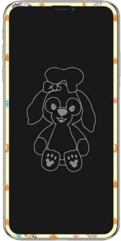 Amazon Little Merry Iphonexr 対応 ガラスフィルム クッキー 風 カーボン 画面オフでかわいいイラストが 硬度9h 強化ガラスフィルム シンプル かわいい Iphonexr用 スクリーンプロテクター 通販