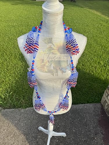 Exquisite Yemaya Okute Mazo for Sopera – Handcrafted Quality with Crystals and 925 Silver Accents - Image 5