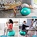 Core Balance Exercise Ball for Workouts, Anti-Burst and Slip Resistant, Swiss Yoga Ball for Pregnancy, Stability, Fitness and Physical Therapy, 4 Sizes, with Pump (25