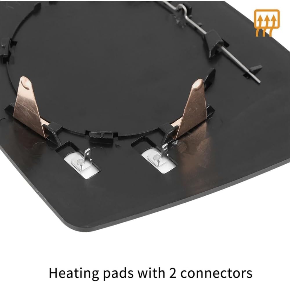 Heated Mirror Glass with Backing Plate Passenger Side for Ml63 for ML550 for ML500 for ML350 for ML320 for GL550 for GL450 for GL320 for R320 for R350 for R500 for R63 for GL 320