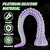 GLOW IN THE DARK 56cm Nothosaur ALLA Silikon Tentakel Oktopus Langer Dildo mit Saugnapf für Frauen Männer, Extremen Sex Spielzeug Analdildos Herren Damen Anal Sexspielzeug Analplug, M #3