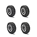 RCAWD Alum Barrage Beadlock Wheels and Tires for 1/24 ECX Barrage RGT FTX 1/24 Series Upgrades Part