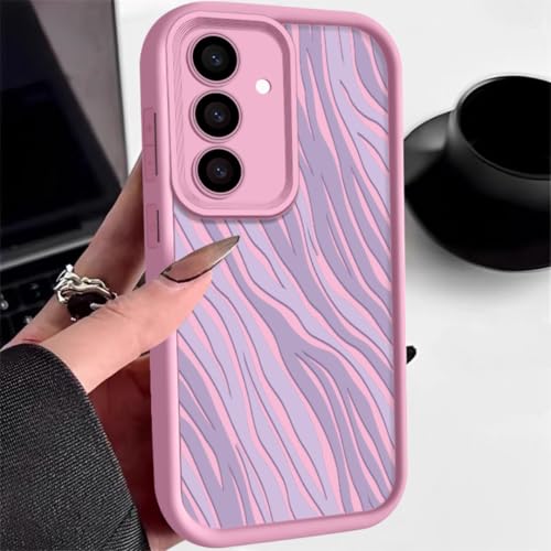 Coque antichoc Samsung S24 FE en TPU souple violette ajustée contre les rayures