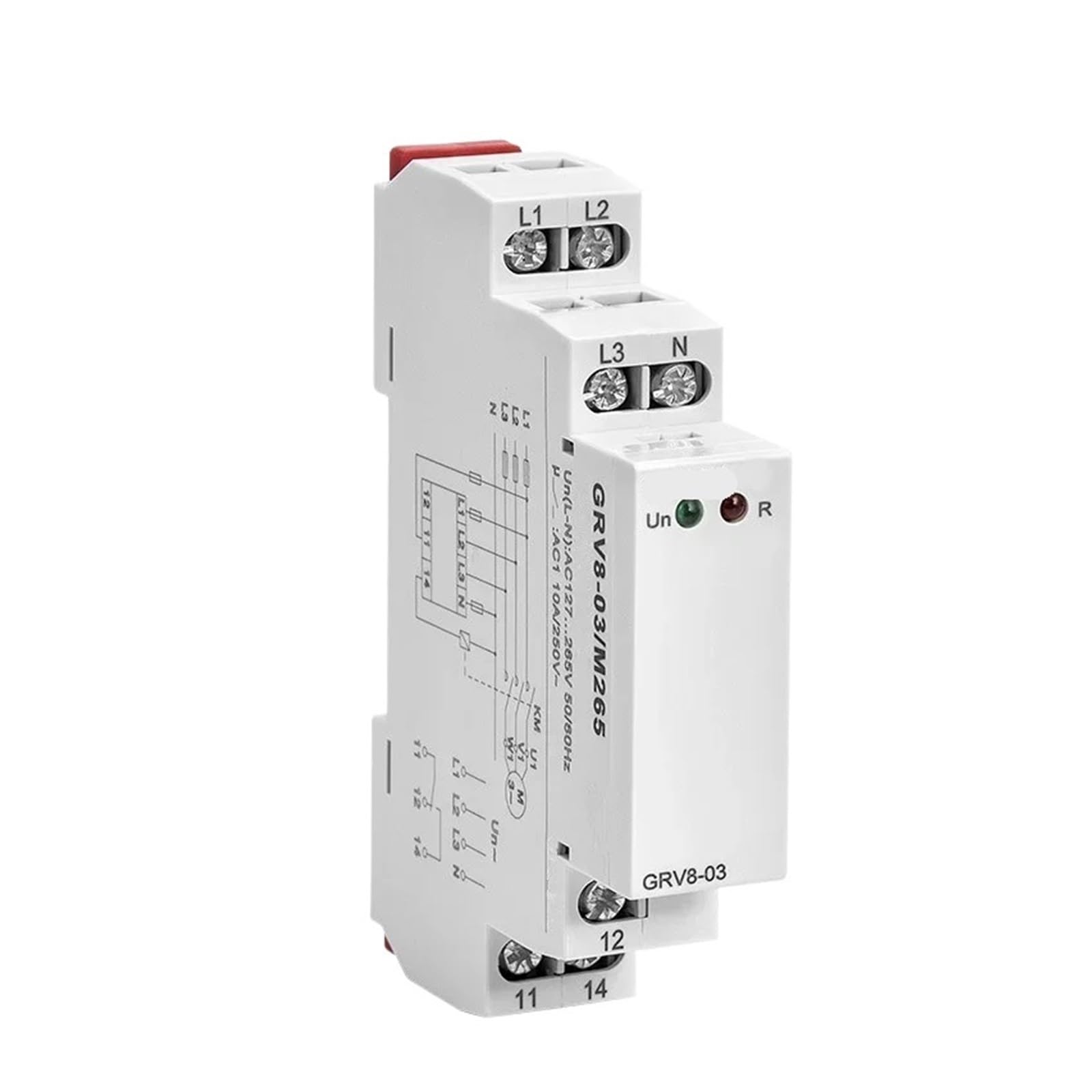 BALYDLUL GRV8-03 Voltage Relay Phase Sequence and Phase Failure Protection Relay 8A 10A 1SPDT 2SPDT(GRV8-03 M460)