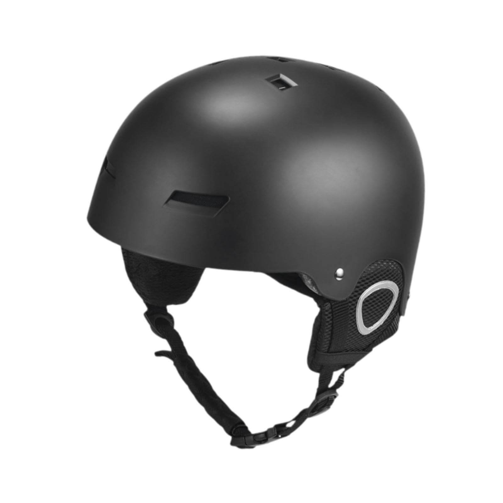 Kask narciarski męski damski kask snowboardowy do jazdy na deskorolce wspinaczka skałkowa jazda na rowerze czarny M