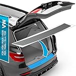 uProtect Car Bumper Protector Full Set for VW Caddy 4 (IV) SA I 2015-2020 - Rear Bumper guards for cars, anti scratch, Paint Protector For Sill Lip - Carbon Black