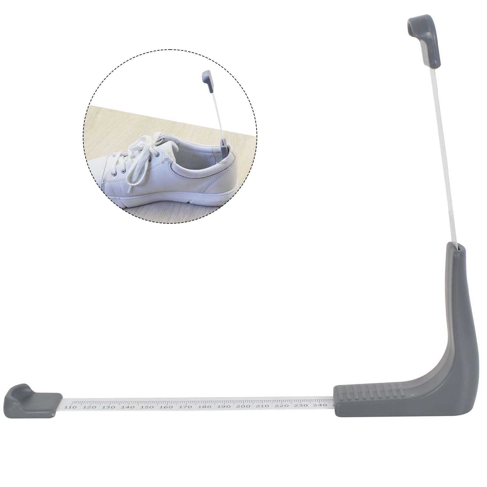 Appareil de Mesure de Chaussure Télescopique, Règle de Mesure du Pied de 110 à 320 mm, Mètre de Pied pour Mesurer la Pointure de Chaussure, Mesureur de Chaussures pour Enfants et Adultes Pieds