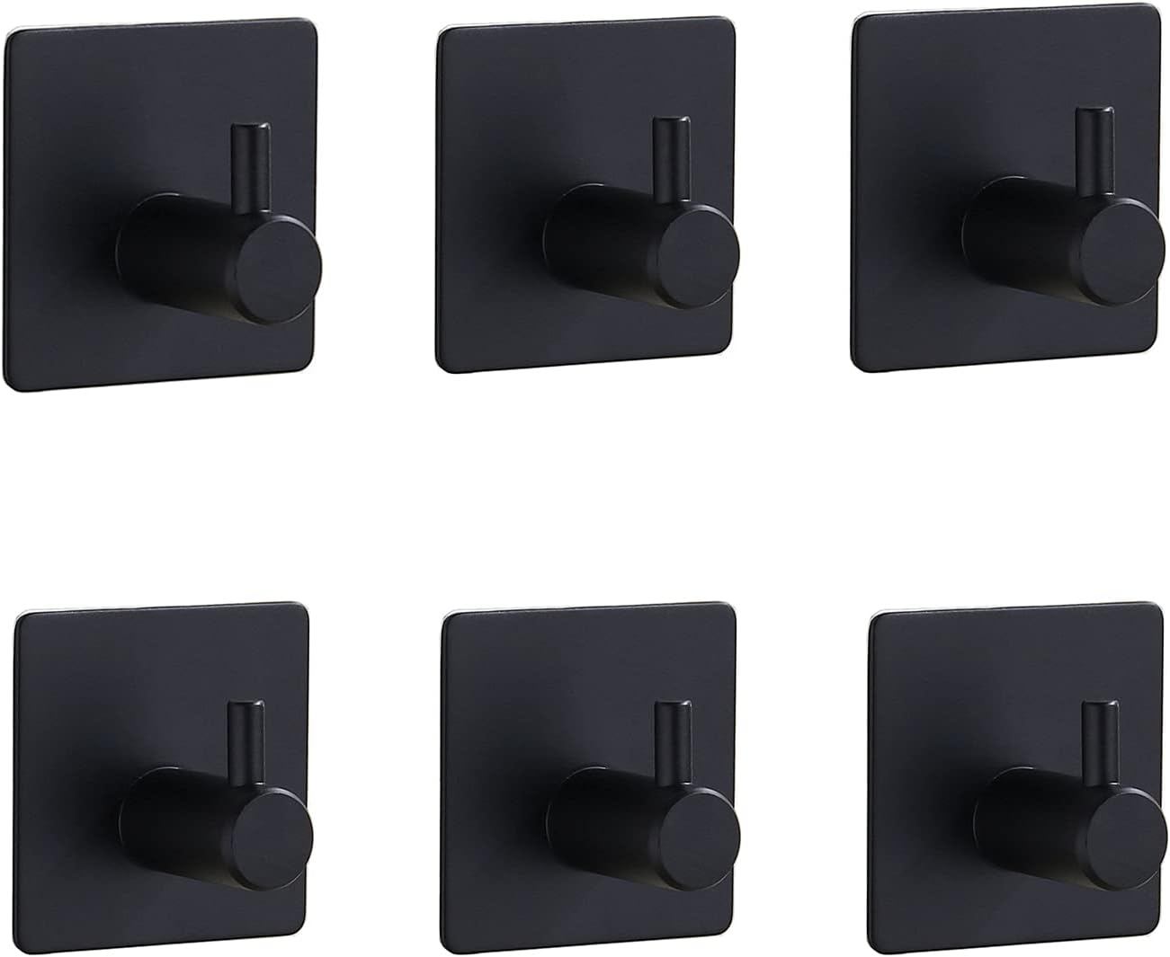 Wall Coat Hook Rack with Robe Hooks Heavy Duty Towel Hanger for Bathrooms, Coat Hooks Wall Mounted, Garage And Kitchen Organization And Storage Clear,b