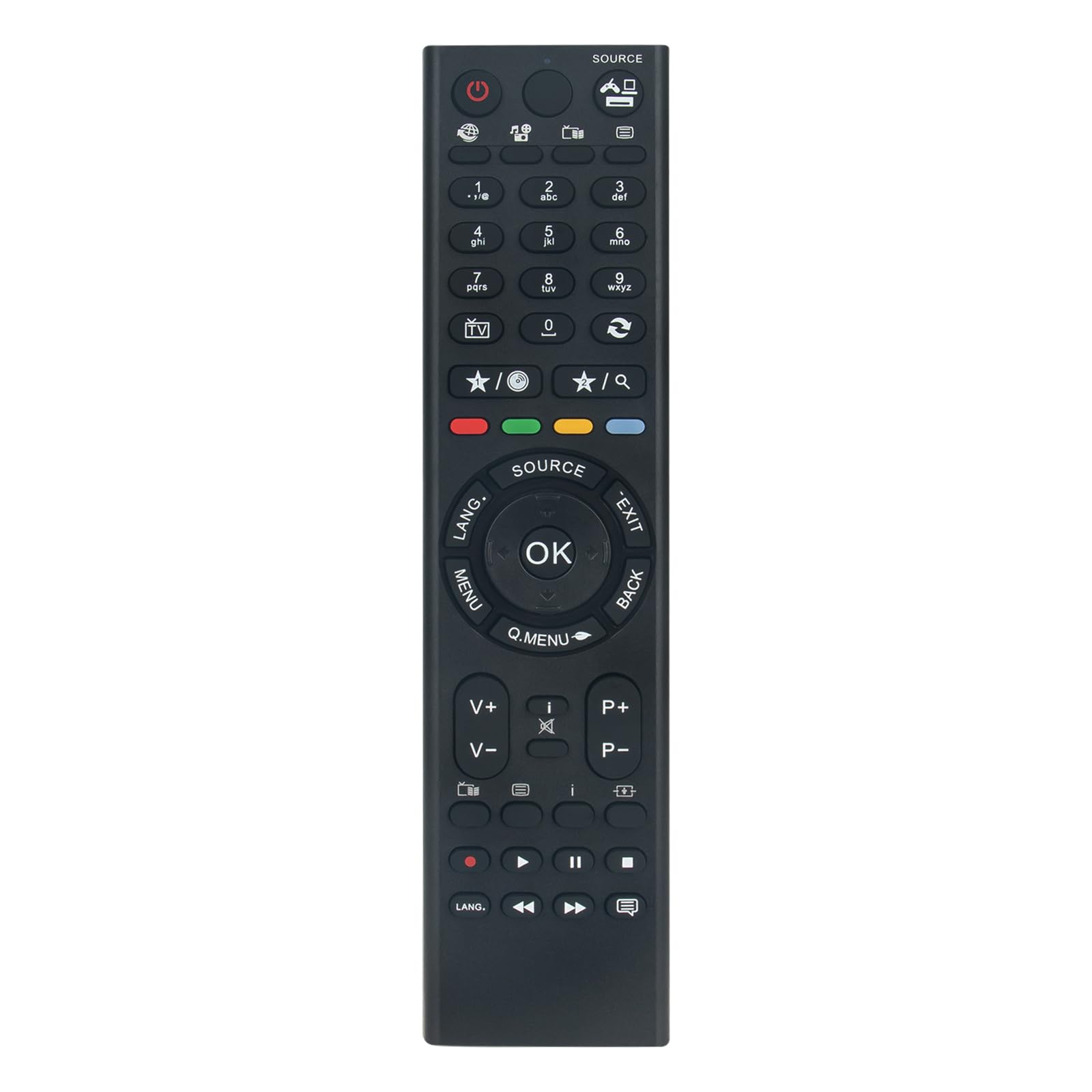 Telecomando Di Ricambio Per TV Schneider, Akai E Altri – Compatibile Con Modelli SMART E FHD, Infrarossi, Nessuna Programmazione, Custodia In ABS Resistente - copertina