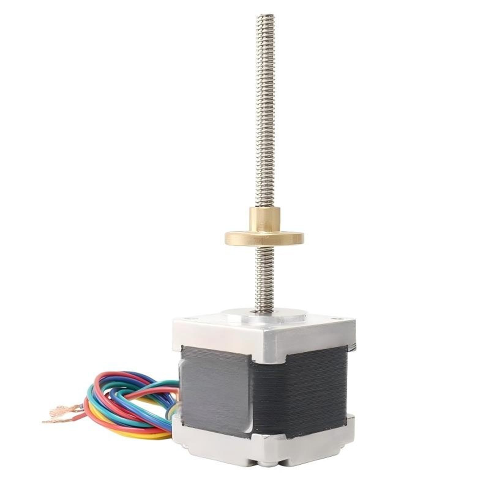 Motor paso a Nema14 T5/T8 tornillo de plomo 1/2/4/8/12/14mm 100MM longitud 1,8 grados .3A 0.15NM for Monitor impresora 3D motor(T8,Height 28mm 8 Screw Lead)
