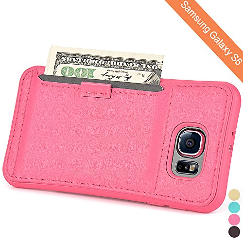 Samsung S8 Wallet Case, Galaxy S8 Case, ZVE Samsung Galaxy S8 Case Credit Card Holder Leather Slim Wallet Shockproof Protective Case Cover Samsung Galaxy S8 5.8 inch 2017