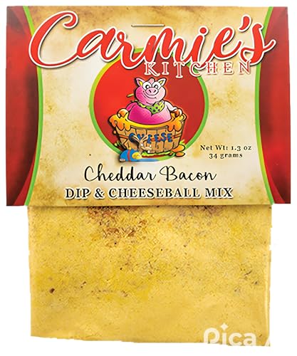 Carmie's Kitchen Cheddar Bacon Dip Mix, 1.5 Ounce