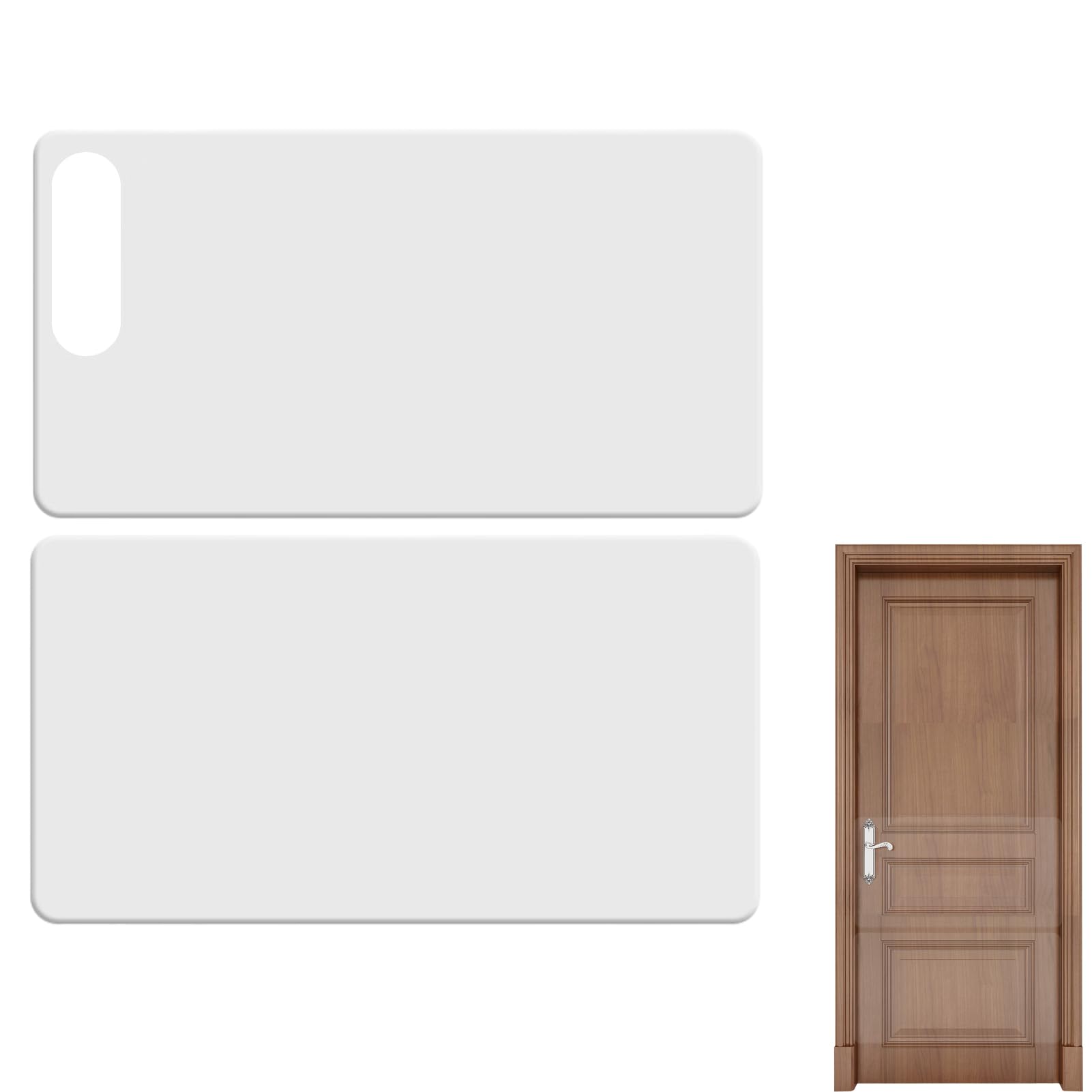 QARIDO Door Protector From Dog Scratching | Scratch Protection Cat Shield Door Frame Protector,Transparent, Smooth Door Cat Claw Shield, Prevents Scratching and Damaging