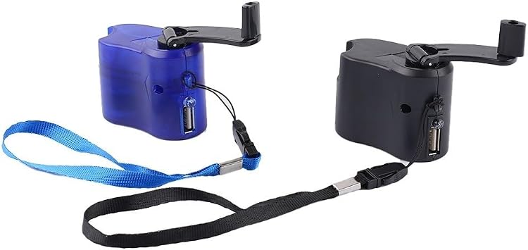 USB Hand Crank Generator, Hand Crank USB for CHARGER Generator Manual Power Source For Phones Digital Devices Outdoor Activities(Green)