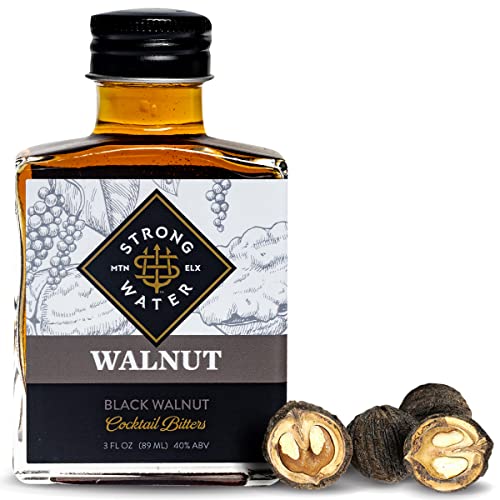Strongwater Black Walnut Bitters (40 Servings) - Rich And Nutty Walnut Bitters For Cocktails - Pair With A Manhattan, Old Fashioned Or Coffee #TOP24