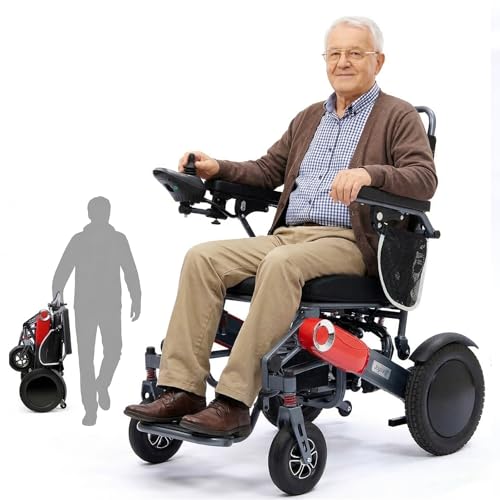 Lightweight Foldable Power Wheelchair with Long Range