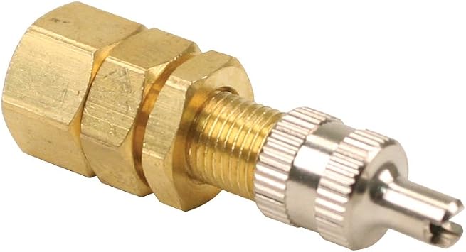 Viair 92839 Inflation Valve for 1/4" Air Line Compression Fitting, Gold