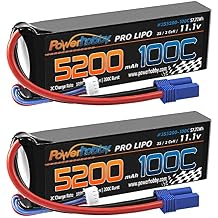 Powerhobby 3s 11.V 5200mah 100C - 200C Lipo Battery w EC5 Plug 2