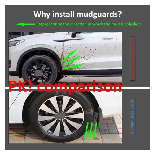 Garde-Boue anti-projections pour Lexus GX 470 protection bas de caisse
