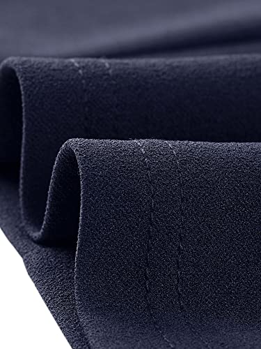 Allegra K Women's Cap Sleeve Basic Slim Fit Work Mini Bodycon Dress Small Dark Blue #TOP5