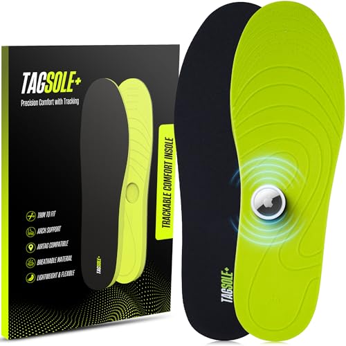 TagSole+ AirTag Shoe Insole - Comfortable & Secure AirTag Shoe Insert for Safety | Airtag Shoe Insole Kids, Elderly & Special Needs – Airtag Hidden Accessory (24-28cm / 9.45-11.0“)