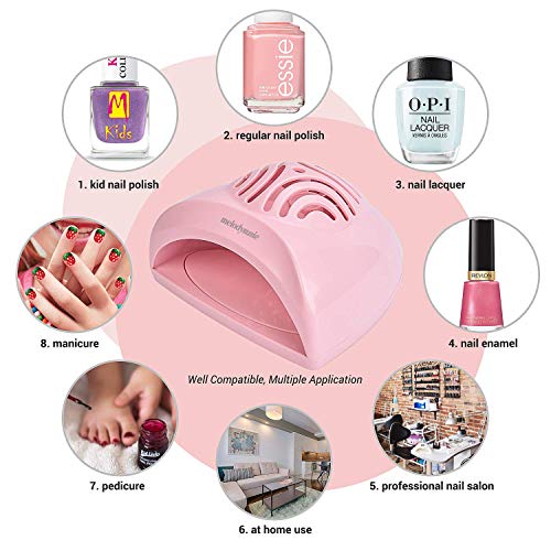 Melodysusie Portable Kids Nail Dryer, Mini Nail Fan Quick Dry For Regular Nail Polish Electric Nail Drill Usb Type, Portable Electric Nail Drill Machine For Acrylic Gel Nails #TOP3
